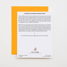 Load image into Gallery viewer, Florence Williamena Snowshoe Hare Note Card