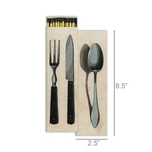 Load image into Gallery viewer, Matches - Silverware - Black