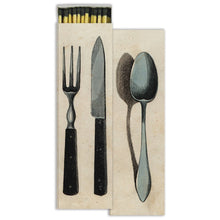 Load image into Gallery viewer, Matches - Silverware - Black