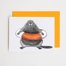 Load image into Gallery viewer, Ford Buckminster Beaver Note Card