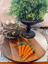 Load image into Gallery viewer, 3” Wooden Bead Carrots-set of 5