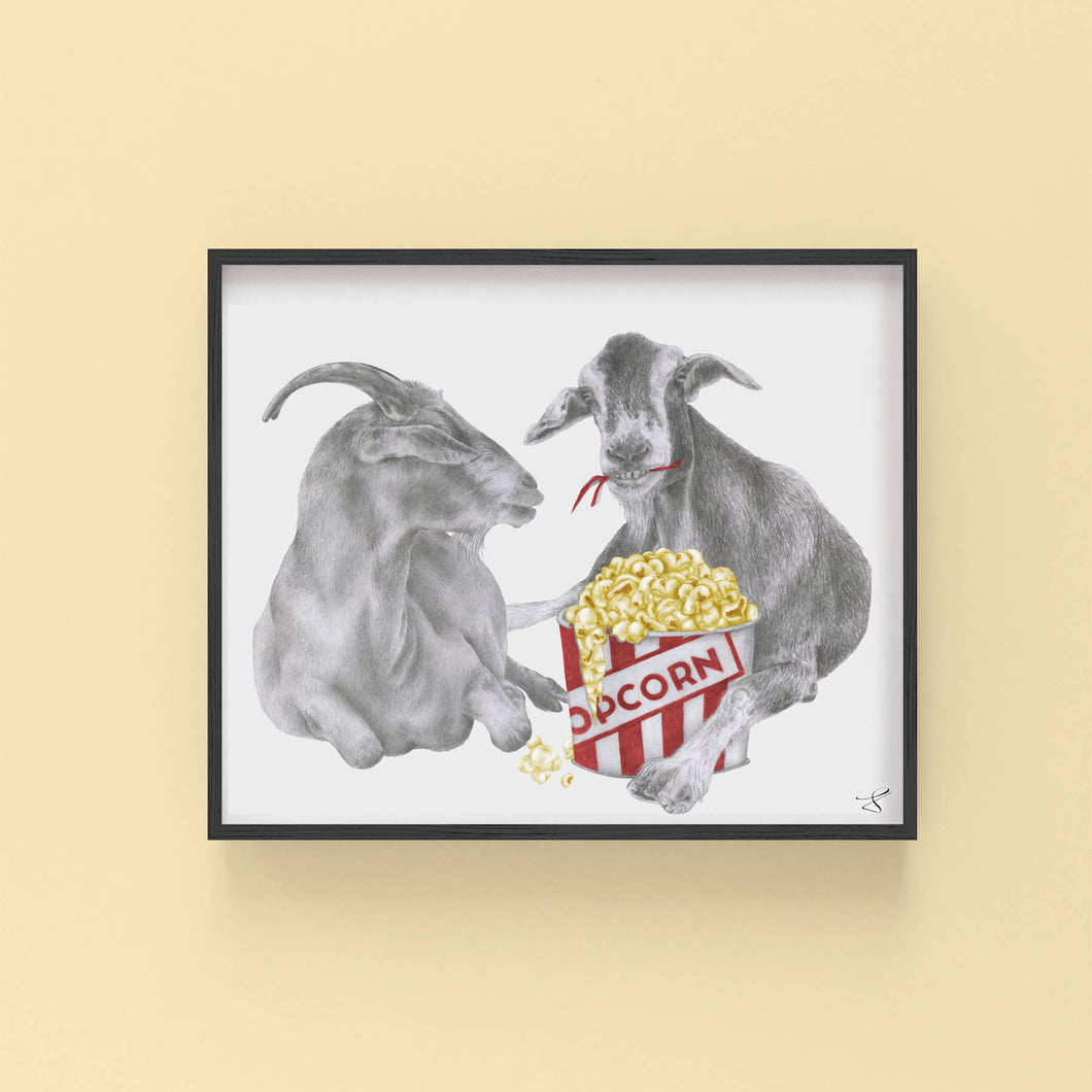 Salt & Bale Sheridan Goat Art Print