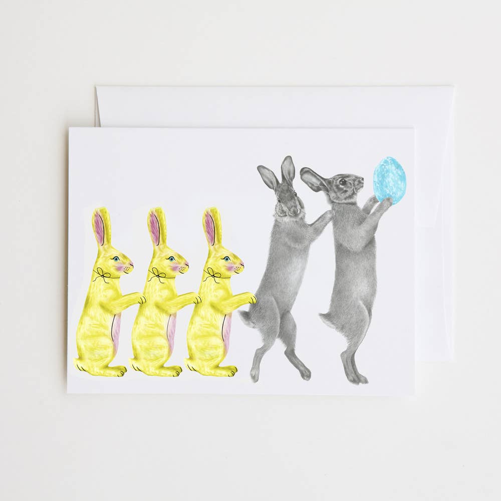 Bailey & Sapphin Eastern Cottontail Rabbit Note Card