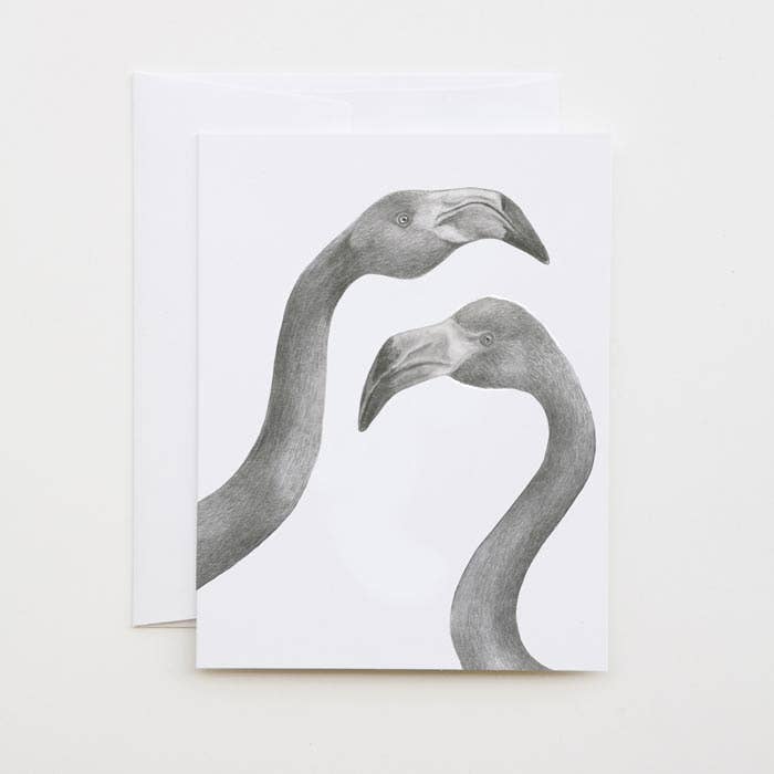Iggy & Mags Hermano American Flamingo Cameo Note Card