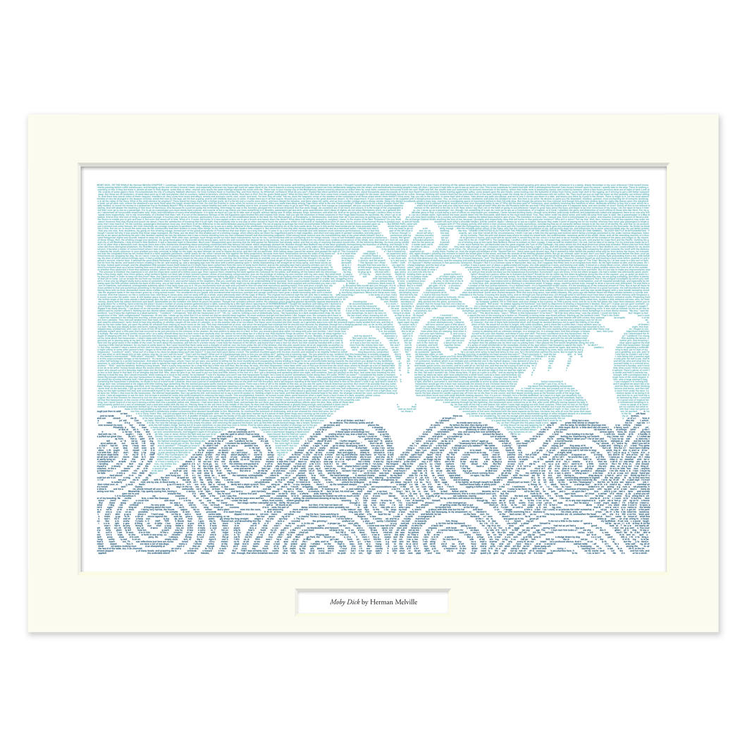 Moby Dick Matted Print