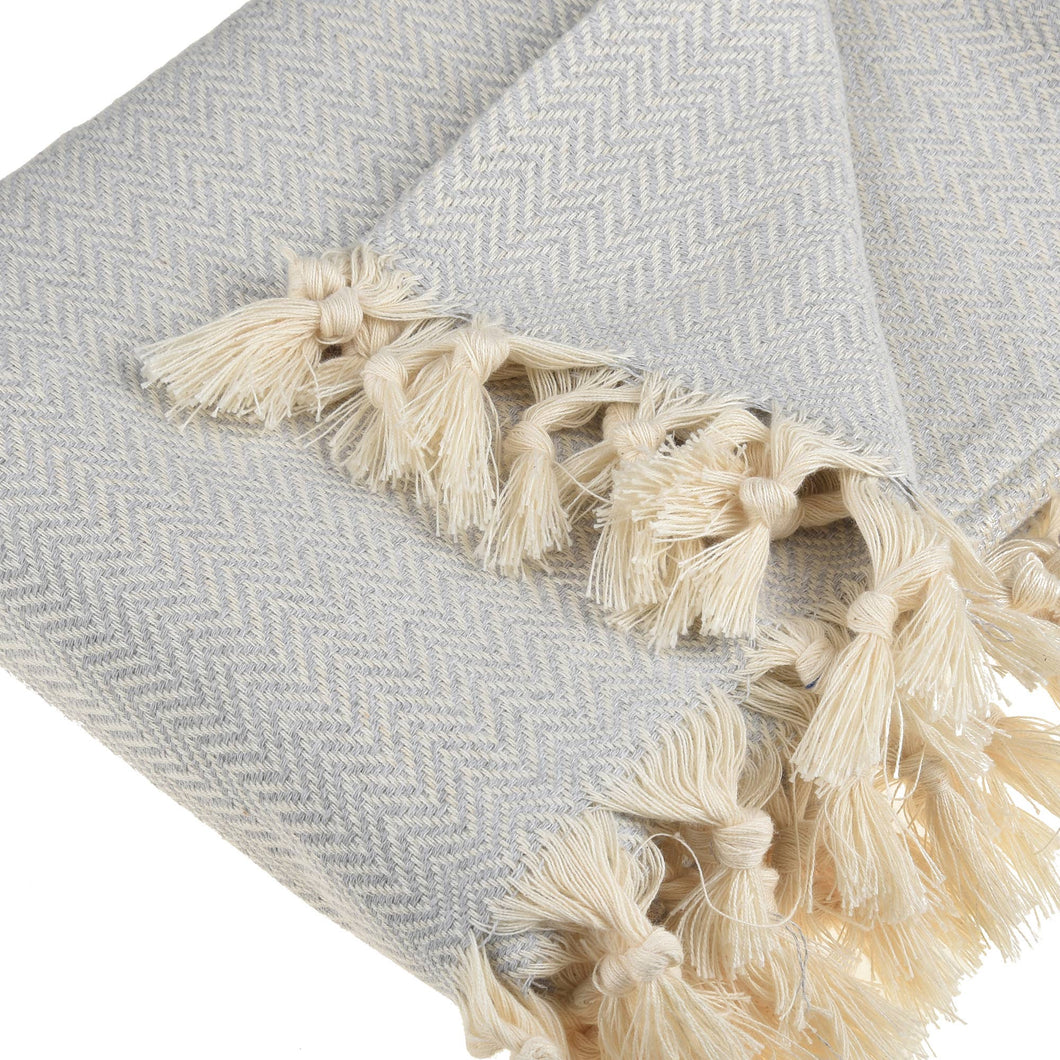 Zig Zag Turkish Pure Cotton Throw Blanket 51