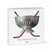 Load image into Gallery viewer, Stanley Cup w/Sticks Block-7.5&quot;Sq
