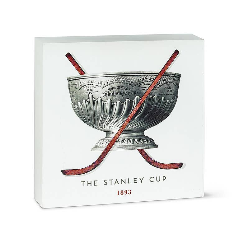 Stanley Cup w/Sticks Block-7.5