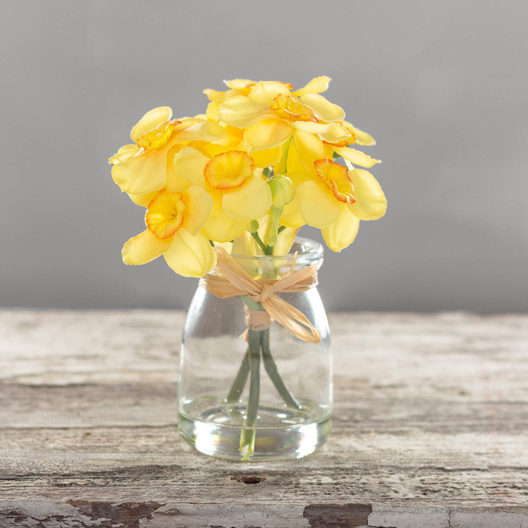 Yellow Narcissus Vase