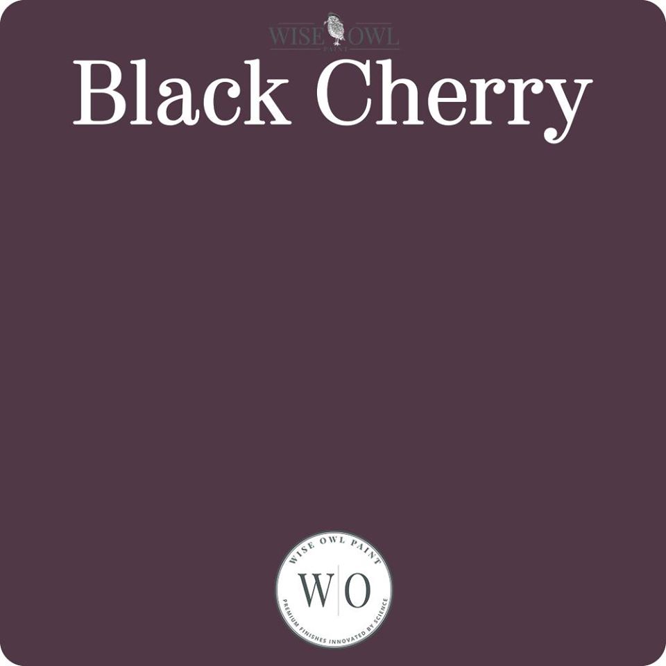 Wise Owl Chalk Synthesis Paint - Black Cherry