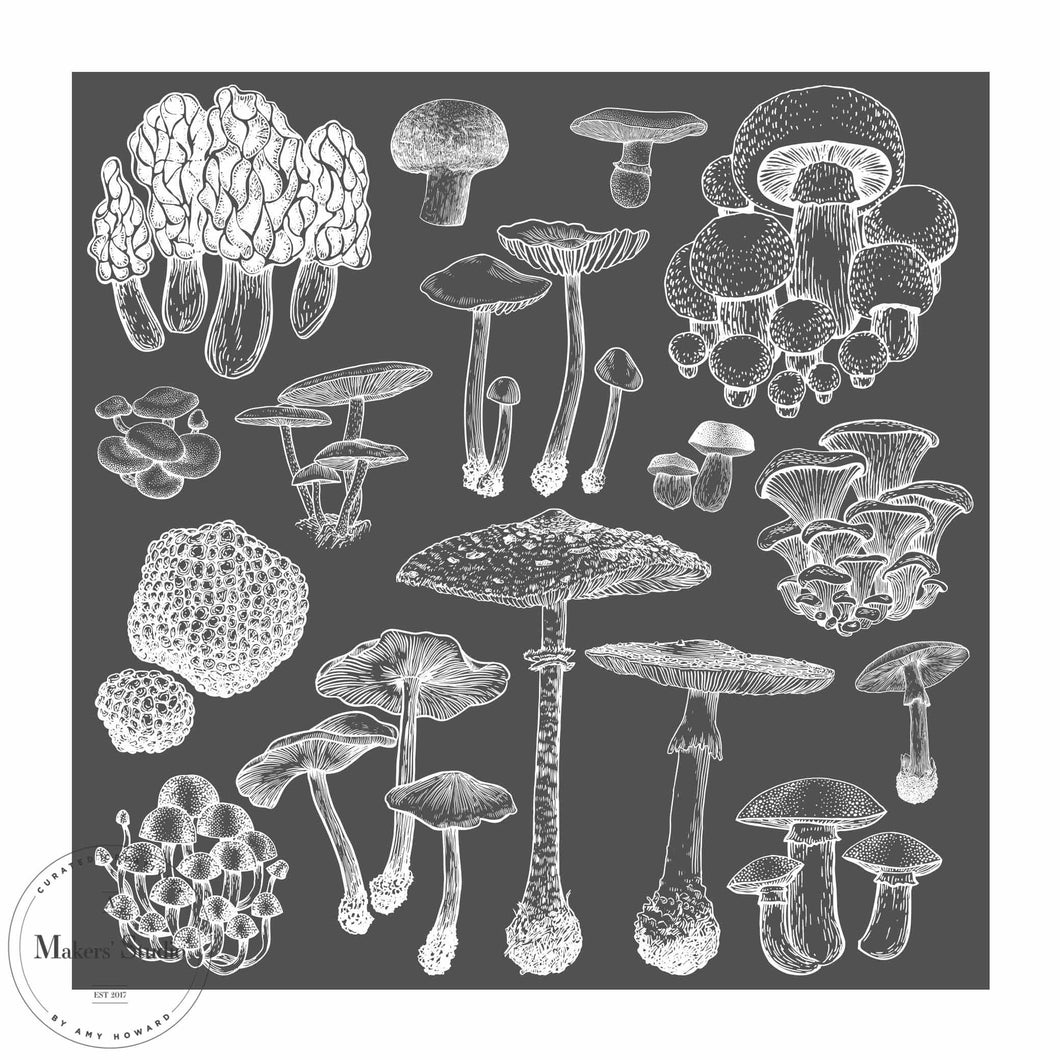 Fungi - Mesh Stencil 12x12