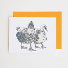 Load image into Gallery viewer, Pepe &amp; Rory Peterborough Muscovy Duck Note Card
