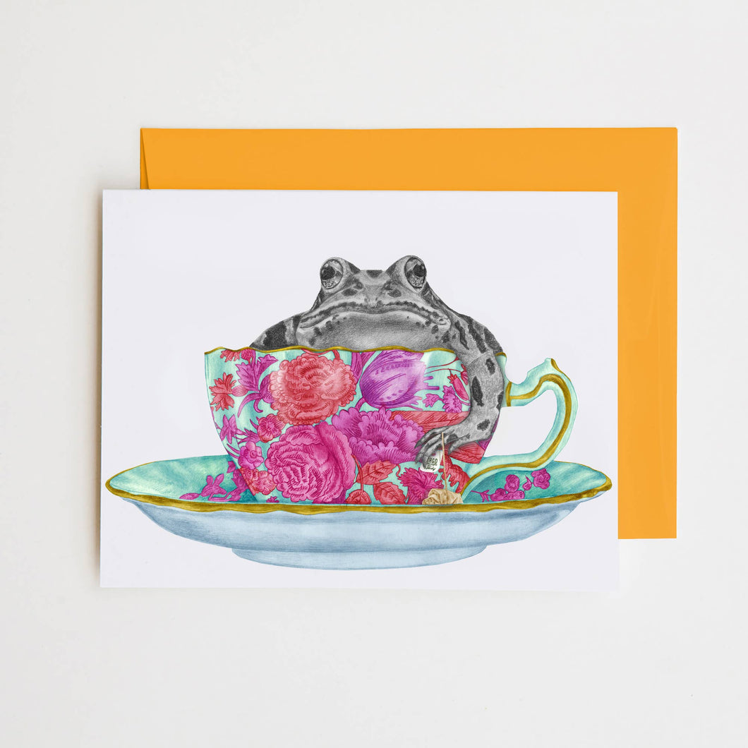 Annie Hastings Eastern Leopard Frog Note Card